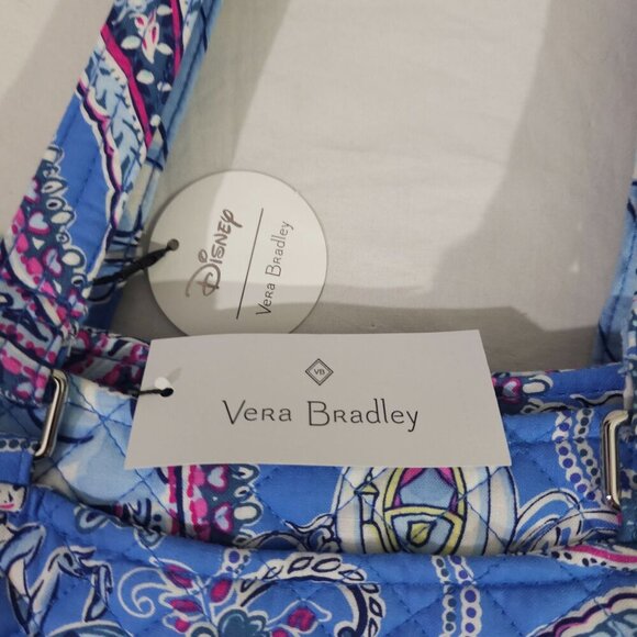 Vera Bradley Disney Glenna Satchel Cinderella Paisley Bag NWTs MSRP $120 - Picture 2 of 8